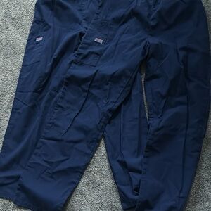 Two Cherokee Small Navy Scrub Pants